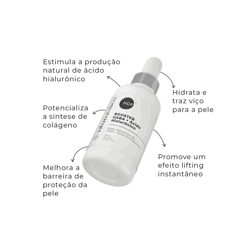 Booster GABA + Ácido Hialurônico – Lifting e Hidratação Prolongada – 30g